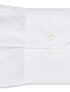 Мужская рубашка прямая (Modern Fit) белая с длинным рукавом