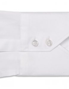 Женская блуза приталенная (Slim Fit) белая со стандартным рукавом